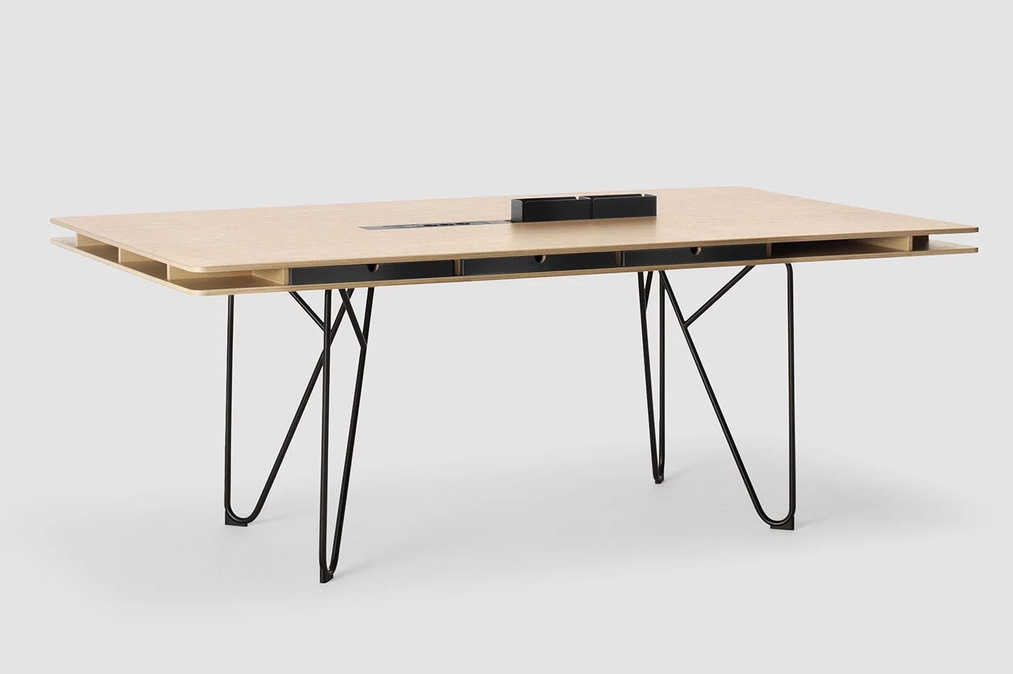 studio-swing-besprechungstisch, Premium Hauteur d’assise Table de séminaire, meubles de bureau Bene, Image 1