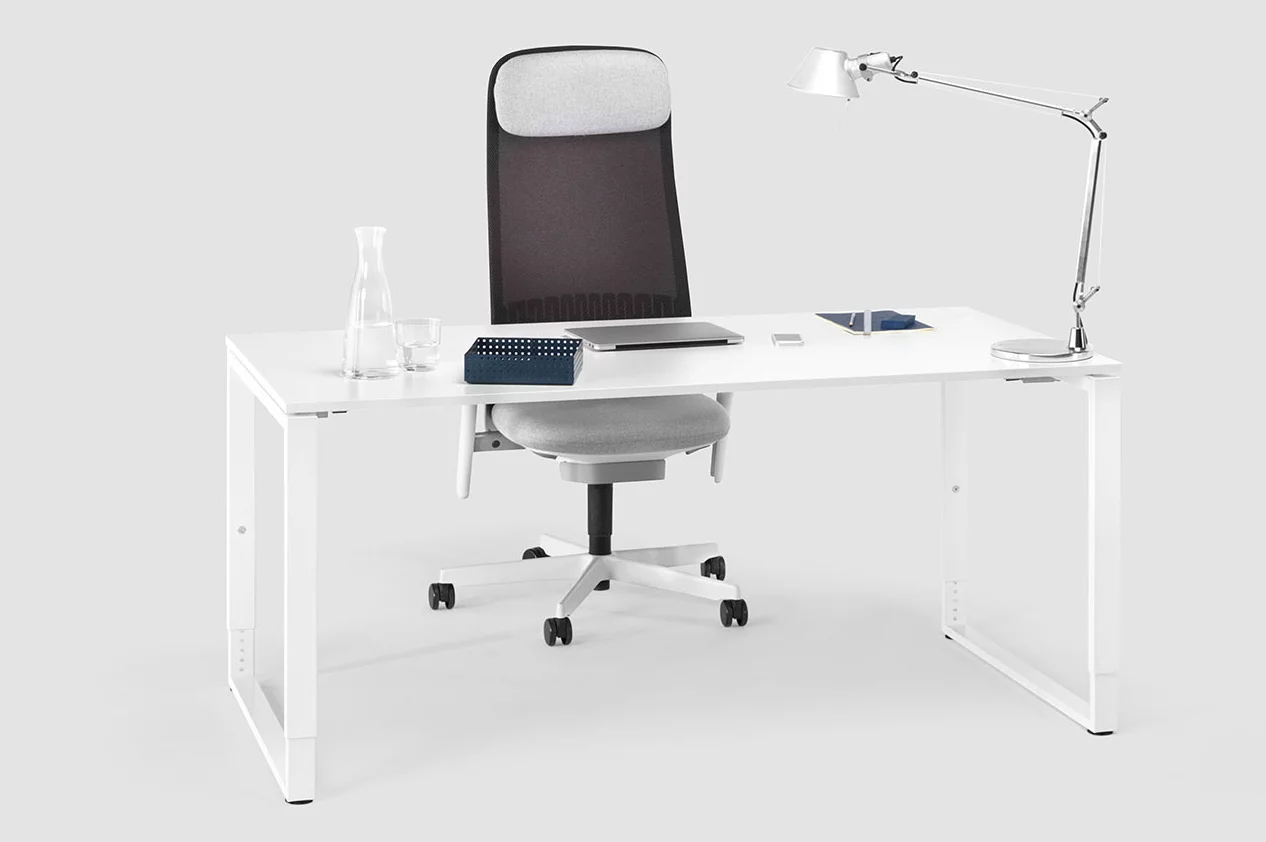 workstation-square, réglable en hauteur Hauteur d’assise Bureau / plan de travail, Bene Office furniture, Image 2