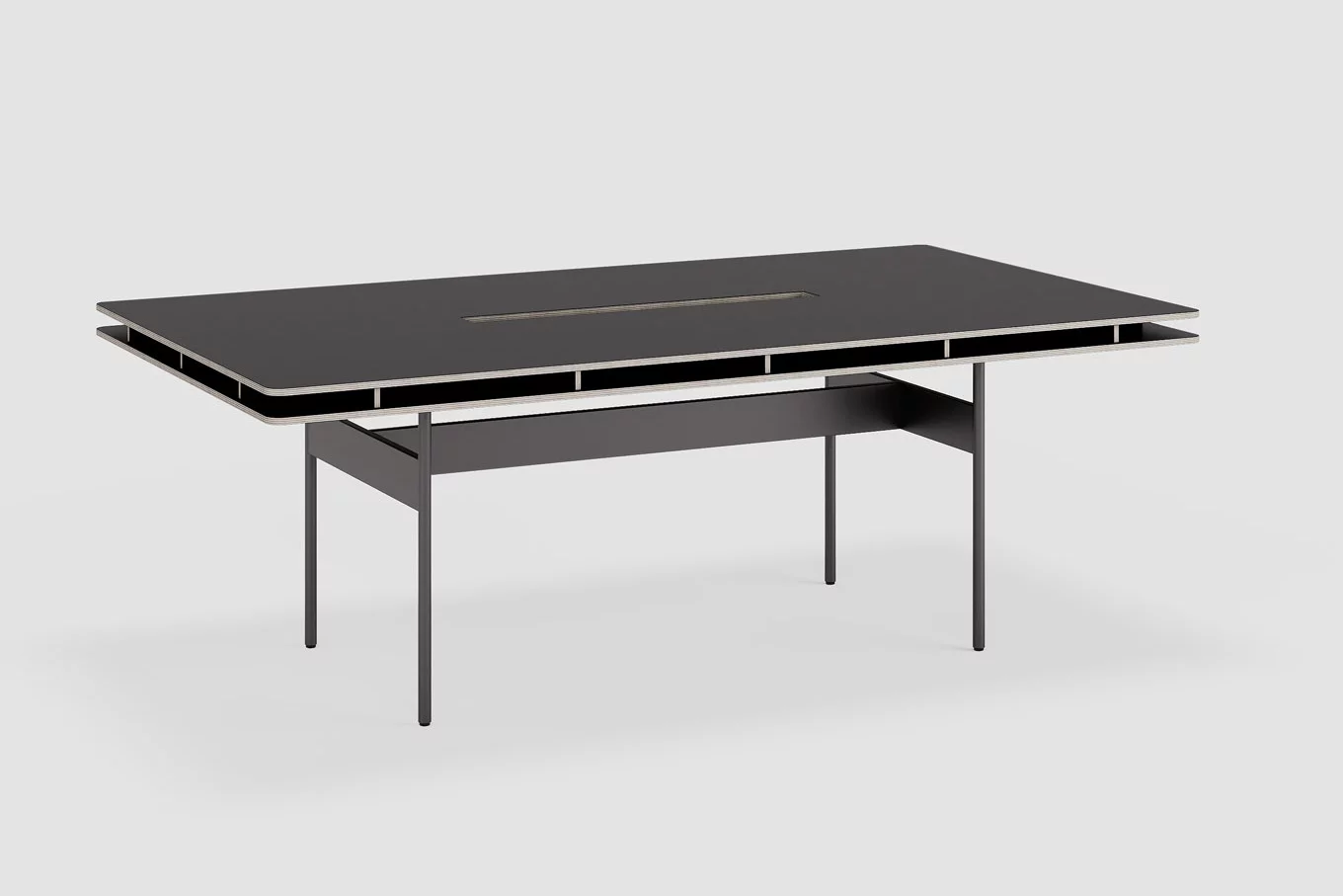 studio-fact-besprechungstisch, Premium Seating height Meeting table, Bene Office furniture, Image 1