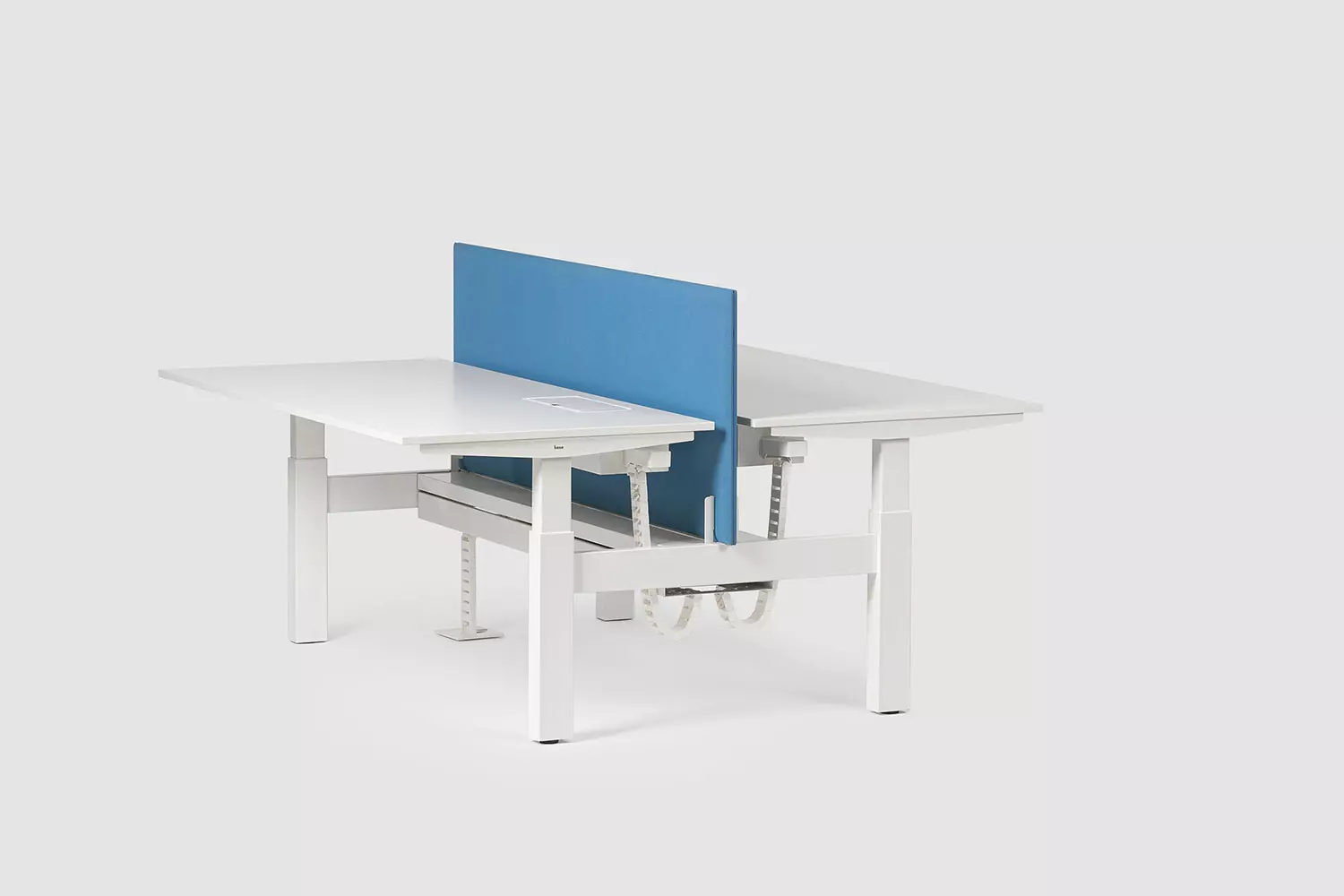 level-pure-twin, Height-adjustable Desk, Bene Office furniture, Image 1