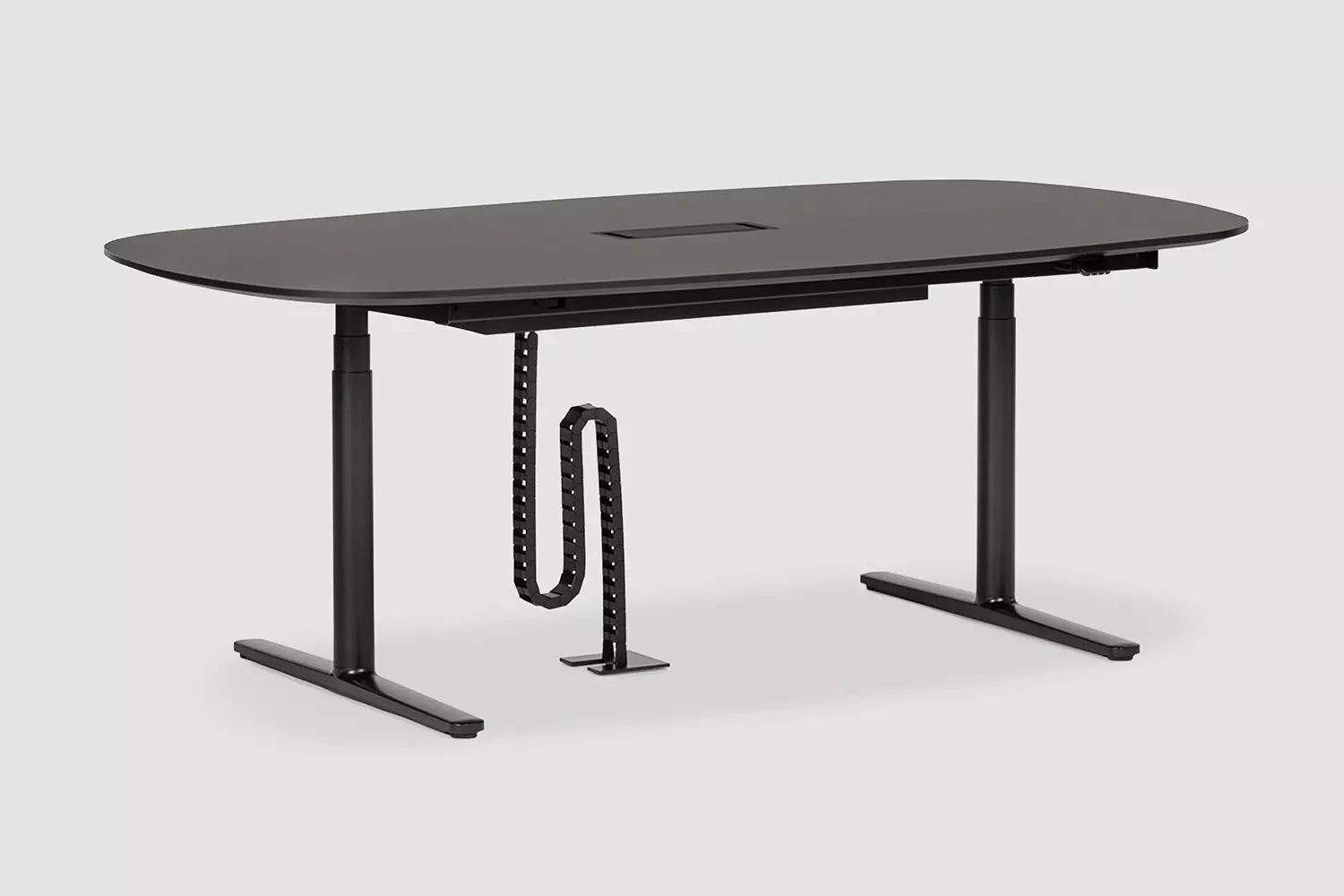 level-lift-pure-meeting, (Electrically) height-adjustable Meeting table, Bene Office furniture, Image 1